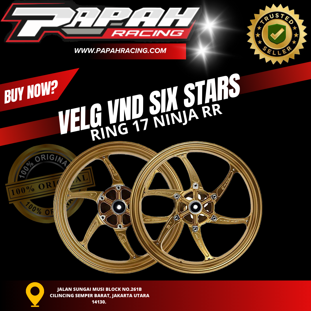 VELG VND SIX STARS RING 17 NINJA RR